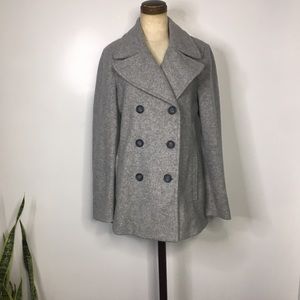 Old Navy Heather Grey Pea Coat